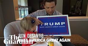 Ron DeSantis has released an ad indoctrinating his children into Trumpism