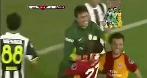 Fernando Muslera Volkan Babacana penaltiden gol attı.