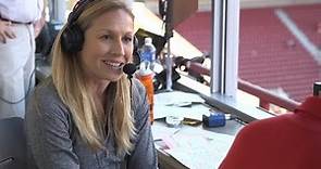 Behind the scenes with the NFL's first female radio play-by-play announcer