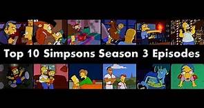 Top 10 Simpsons Season 3 Episodes