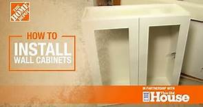 How to Install Wall Cabinets