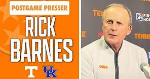 Rick Barnes talks after Tennessee basketball falls to Kentucky I Tennessee Volunteers I GBO
