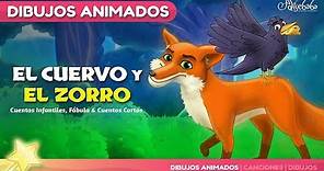 El Cuervo y el Zorro animado (The Fox and the Crow) | Cuentos infantiles para dormir