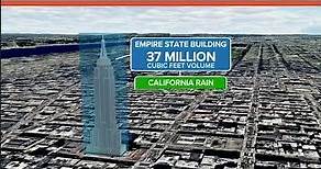 California's rainfall in February could fill THIS many Empire State Buildings #weather #california