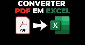 Como Transformar PDF em Excel Grátis, Rápido e Fácil 📄