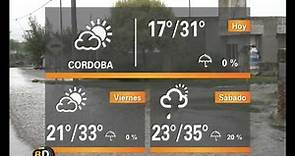 El clima para Córdoba - Telefe Noticias