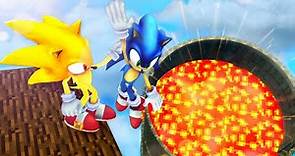 GMOD • Sonic and Super Sonic Legendary Ragdolls 2 [Jumping, Slides]