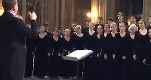 Santa Monica High School Choir in Notre Dame Cathedral