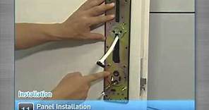 Samsung Ezon SHS-5120 Door Lock Installation And Configuration Video Guide