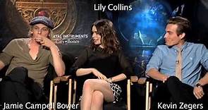 THE MORTAL INSTRUMENTS Interview: Lily Collins, Jamie Campbell Bower and Kevin Zegers