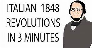 Italian 1848 Revolutions | 3 Minute History