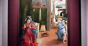 "Annunciazione", Lorenzo Lotto, Villa Colloredo Mels -Viaggio straordinario fra i musei delle Marche