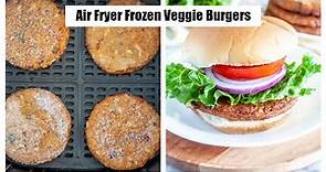 Air Fryer Frozen Veggie Burgers