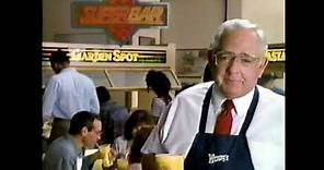 Wendy's All-You-Can-Eat Superbar Commercial w/ Dave Thomas, 1995