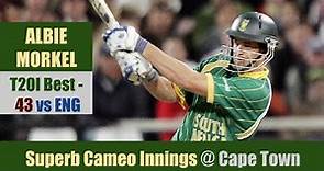 ALBIE MORKEL | T20I Best - 43 @ Cape Town | SOUTH AFRICA vs ENGLAND | ICC World Twenty20 2007