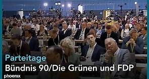 Parteitage Bündnis 90/Die Grünen und FDP
