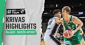 Motiejus Krivas highlights | Zalgiris - Nevezis-Optibet | 2022.10.23