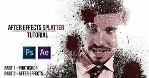Animating Splatter Titles | After Effects Tutorial