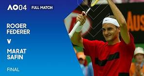 Roger Federer v Marat Safin Full Match | Australian Open 2004 Final