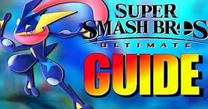 GRENINJA Super Smash Bros Ultimate Guide! [Smash Bros Greninja Tutorial/Moveset/Combos]