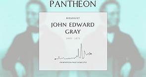 John Edward Gray Biography - British zoologist (1800–1875)