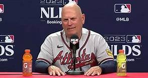 Braves manager Brian Snitker reflects on end of 2023 season