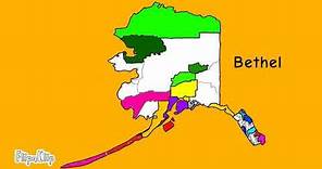 US Counties - Alaska (Boroughs and Census areas)