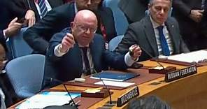Russia's UN ambassador interrupts moment of silence for Ukranian war victims