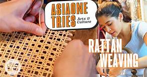 Delving into rattan-weaving techniques with Munah | AsiaOne Tries: Arts & Culture
