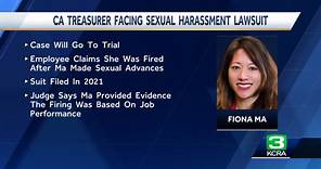 Fiona Ma sexual harassment lawsuit can go to trial, judge says