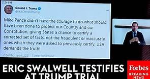 BREAKING NEWS: Eric Swalwell Testifies In Colorado Trial That Could Block Trump From 2024 Ballot