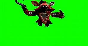 Whitered Foxy Jumpscare Green Screen(Five Nights at Freddy's FNaF)