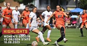 Women's Soccer - USC 4, Oregon State 0: Highlights (10/8/23)
