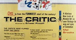 Watch The Critic: The Oscar-Winning, Animated Film Narrated by Mel Brooks (1963)