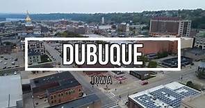 Dubuque, Iowa - 4K Aerial Tour