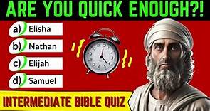 24 Quick Fire Bible Trivia Questions | Test Your Bible Knowledge!