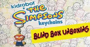 The Simpsons - Kid Robot Simpsons Key chain ENTIRE CASE unboxing