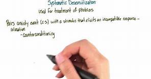 Systematic desensitization - Intro to Psychology