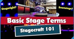 Basic Stage Terms For Musicians, Actors, and Techs - Stagecraft 101