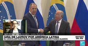 ¿Por qué Serguéi Lavrov está haciendo gira por Latinoamérica? • FRANCE 24 Español