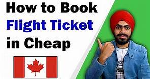 How I booked Flight Ticket in Half Price! | All Details | India to Canada 🇨🇦| International Student