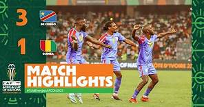 HIGHLIGHTS | DR Congo 🆚 Guinea | #TotalEnergiesAFCON2023 - Quarter Finals