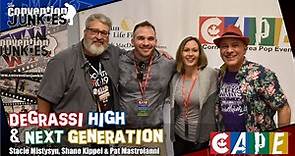 Degrassi High & Next Generation Stars Pat Mastroianni, Stacie Mistysyn & Shane Kippel at CAPE 2022