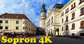 Sopron Hungary 🇭🇺 Walking Tour [4K]