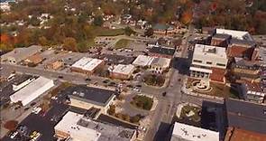 Downtown Christiansburg Aerial Video