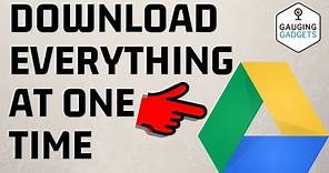 How to Download All Files on Google Drive - Google Drive Tutorial