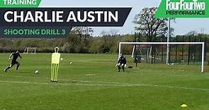 Charlie Austin's striker school | Combination play | Soccer shooting drill