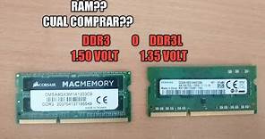 Como saber que memoria RAM DDR3 ocupa nuestra laptop y cuanto podemos aumentar la memoria RAM DDR3
