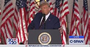 President Donald Trump Full Acceptance Speech at 2020 Republican National Convention