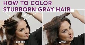 How to Color Stubborn Gray Hair